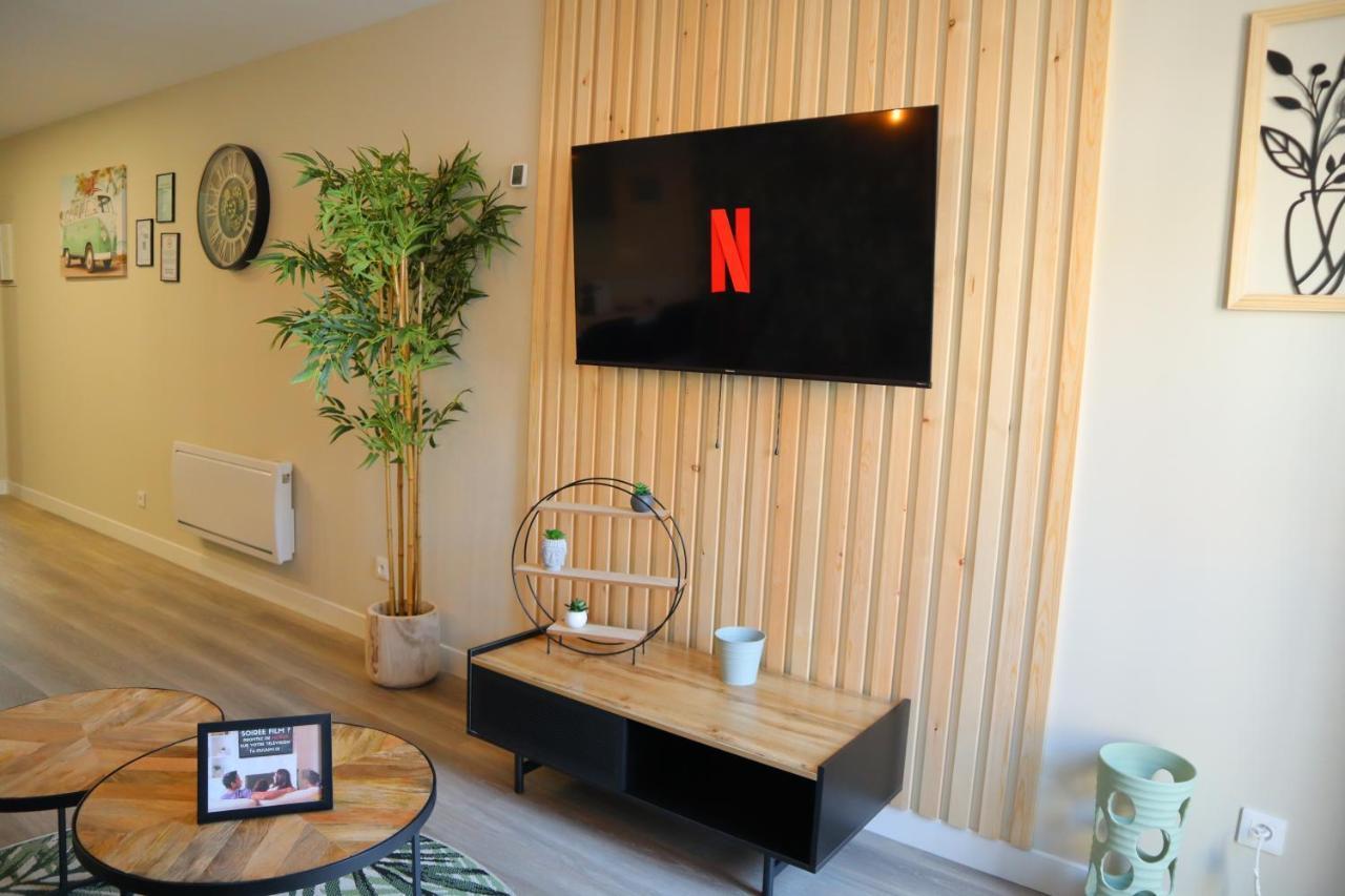 Appartement 1 Chambre Ambiance Tropicale - Centre De Bourbourg, Terrasse Privee 외부 사진