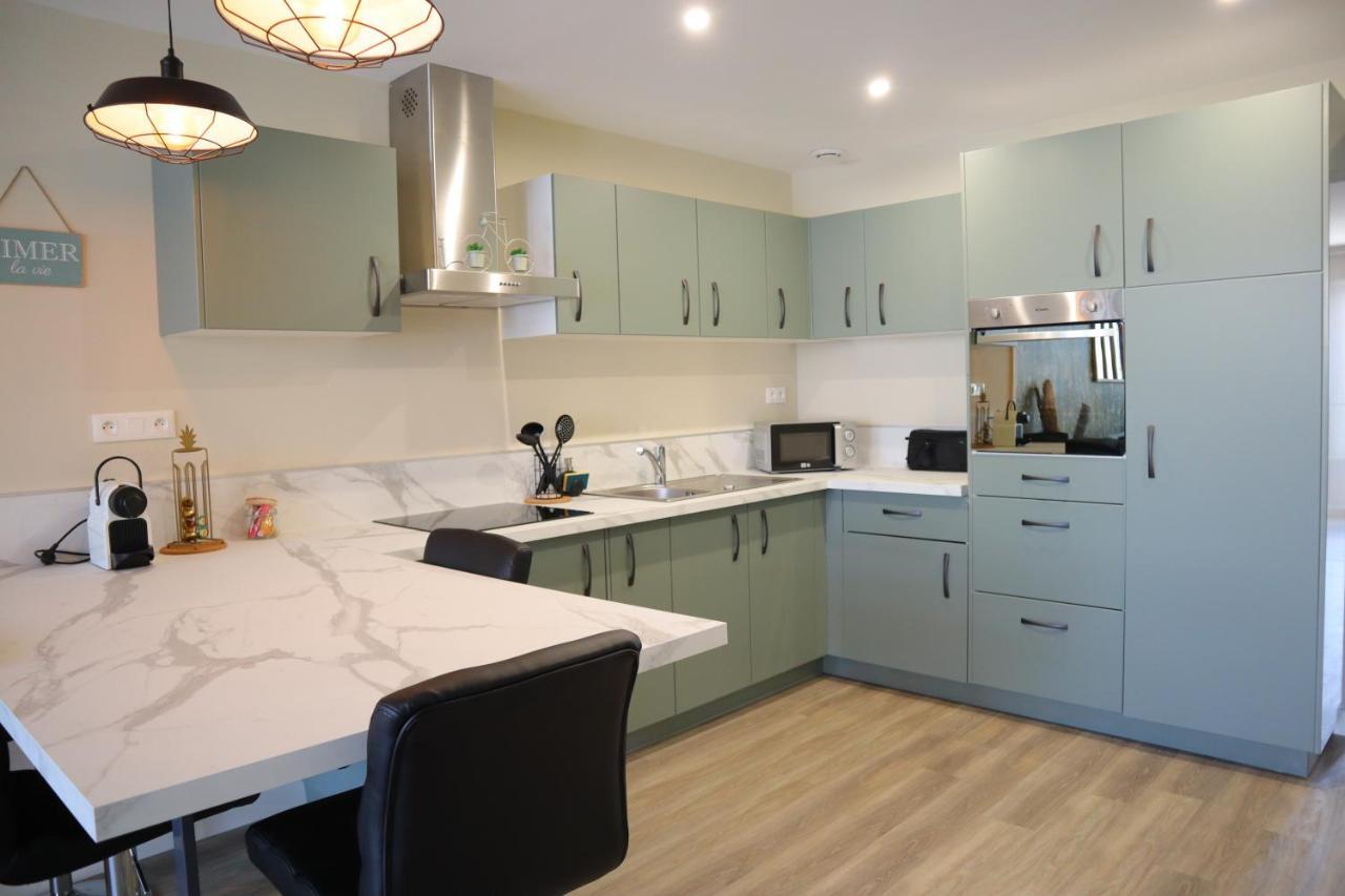 Appartement 1 Chambre Ambiance Tropicale - Centre De Bourbourg, Terrasse Privee 외부 사진